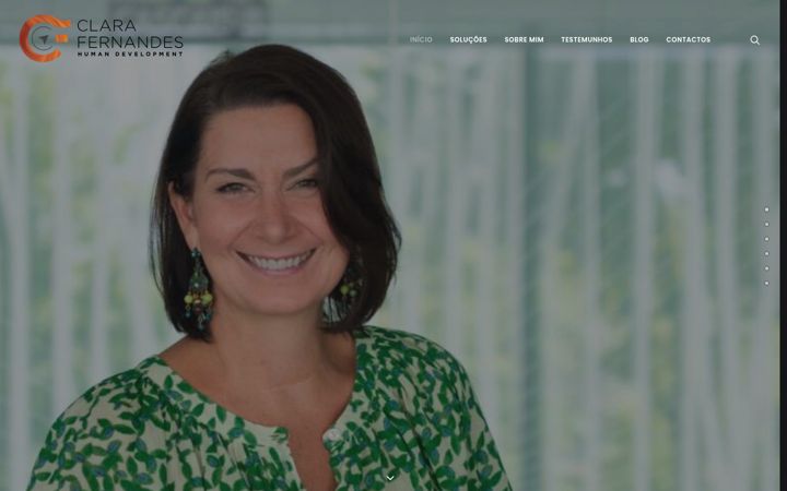 Screenshot of clarafernandes.pt