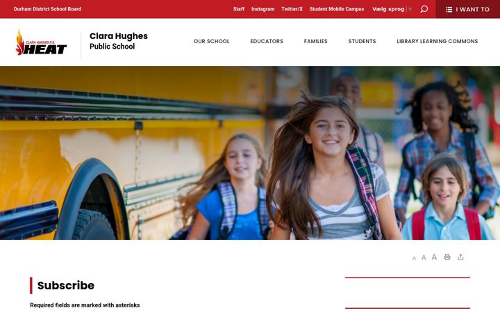 Snimka zaslona za clarahughes-subscribe.ddsb.ca