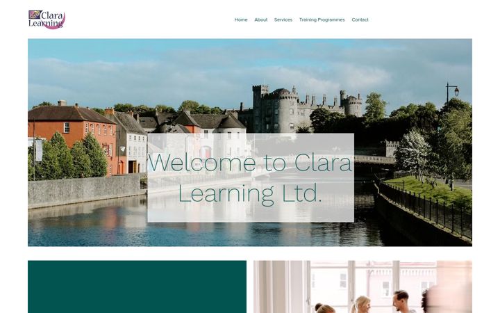 Capture d'écran de claralearning.ie