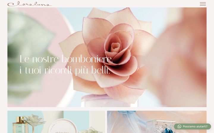 Screenshot of claraluna.it