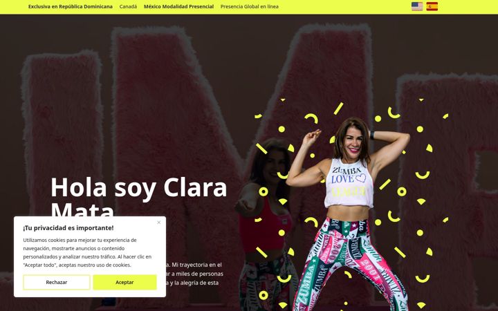 Screenshot of claramata.com