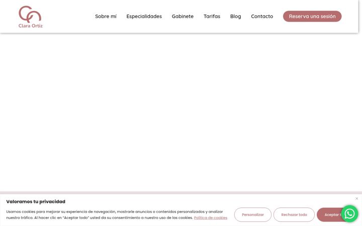 Screenshot of claraortizpsicologa.com