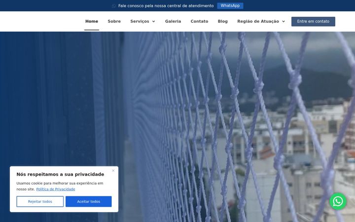 Screenshot van clararededeprotecao.com.br
