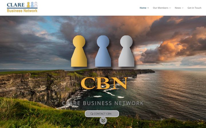 Screenshot di clarebusinessnetwork.net