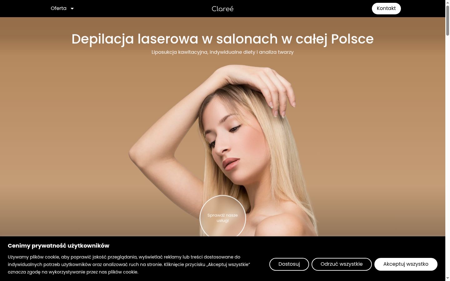 Snímka obrazovky banera súhlasu zobrazeného pred akoukoľvek interakciou
