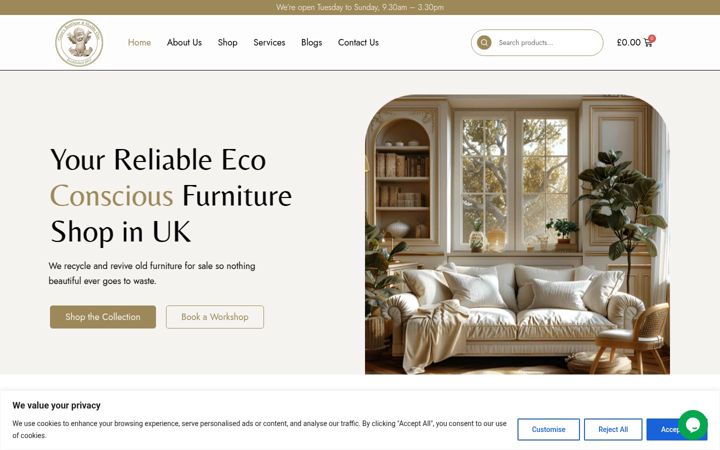 Screenshot of claresboutique.com