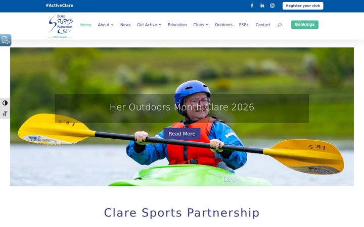 Skjermbilde av claresports.ie