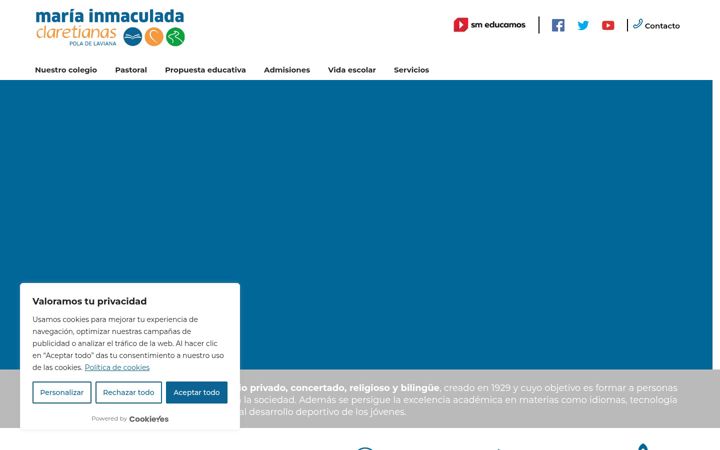 Screenshot of claretianaslaviana.com