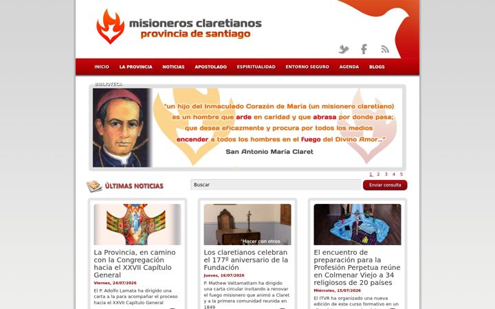 Képernyőkép: claretianos.es