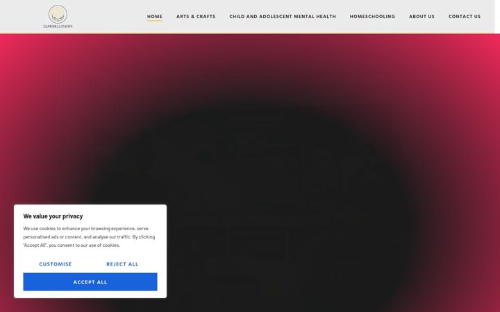 Screenshot of claribellondon.com