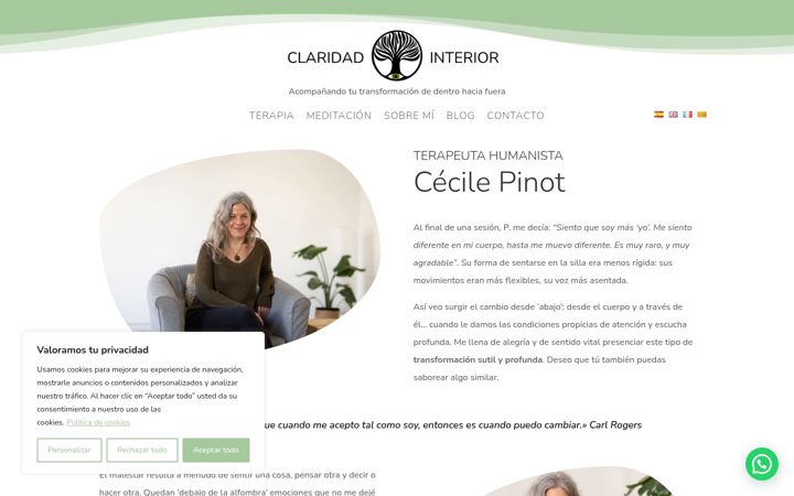 Screenshot of claridadinterior.com