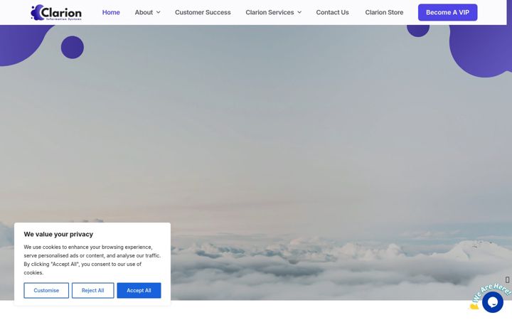 Screenshot of clarionis.com