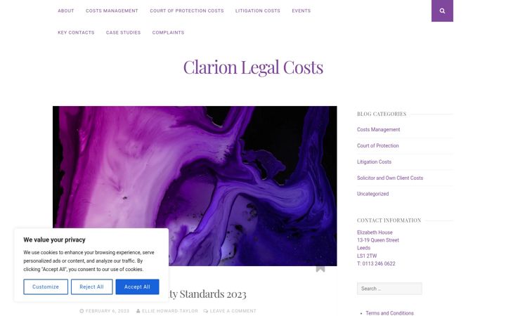 Screenshot of clarionlegalcosts.com