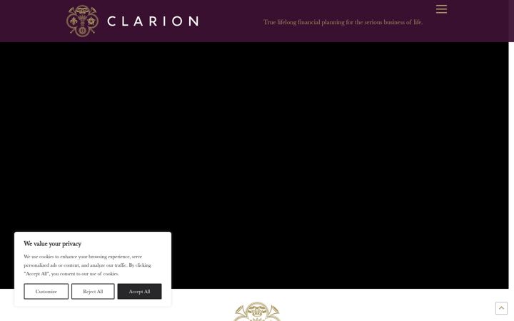 Snímek obrazovky clarionwealth.co.uk