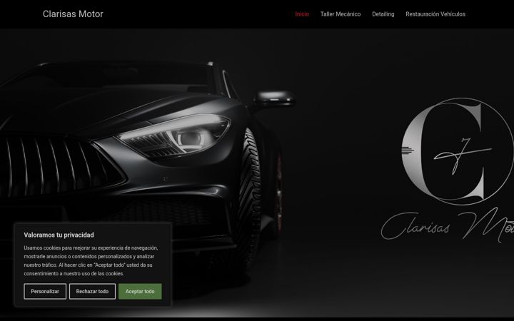 Képernyőkép: clarisasmotor.es