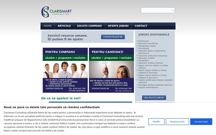 Zrzut ekranu clarismart.ro