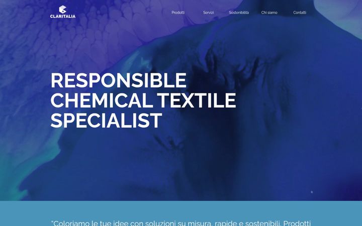 Screenshot of claritalia.it