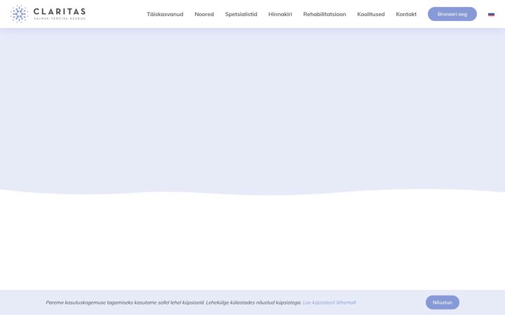 Screenshot of claritas.ee