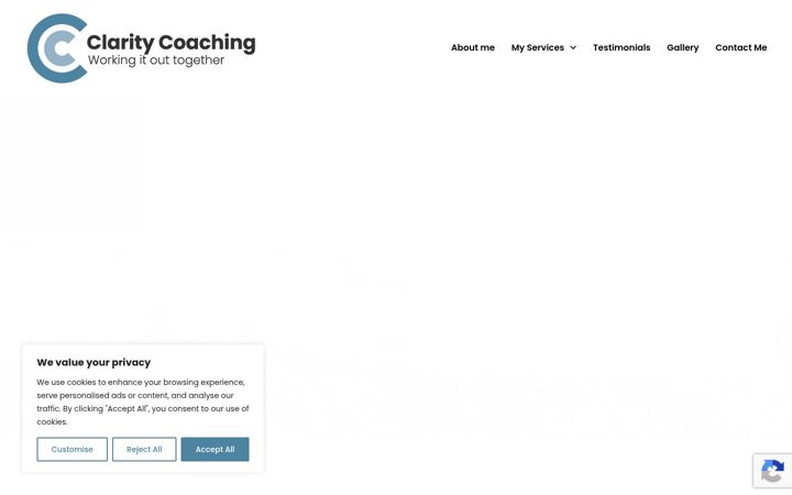 Screenshot of clarity-coaching.uk