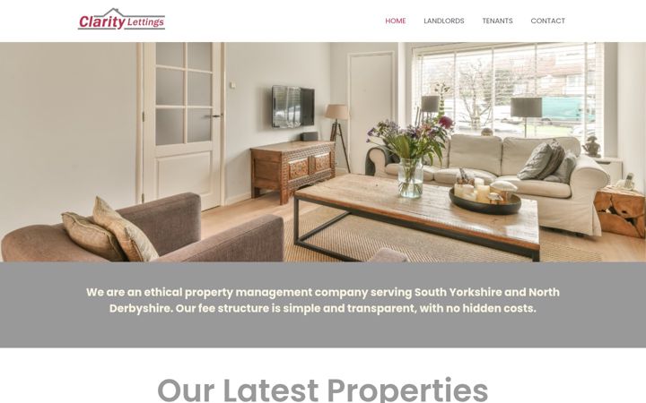 Screenshot of clarity-estates.com