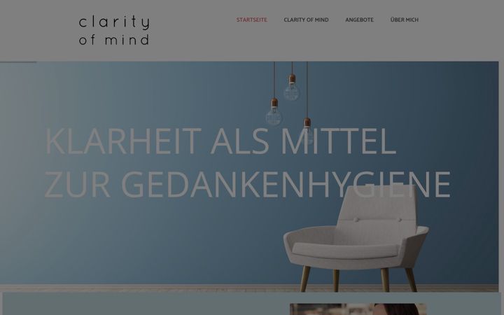 Screenshot of clarity-of-mind.com