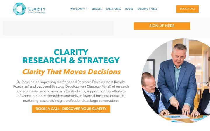 Screenshot of clarity-us.com