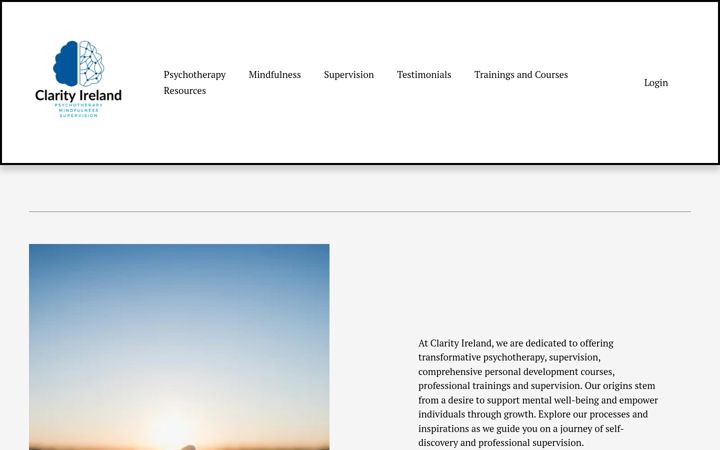 Screenshot of clarityireland.com
