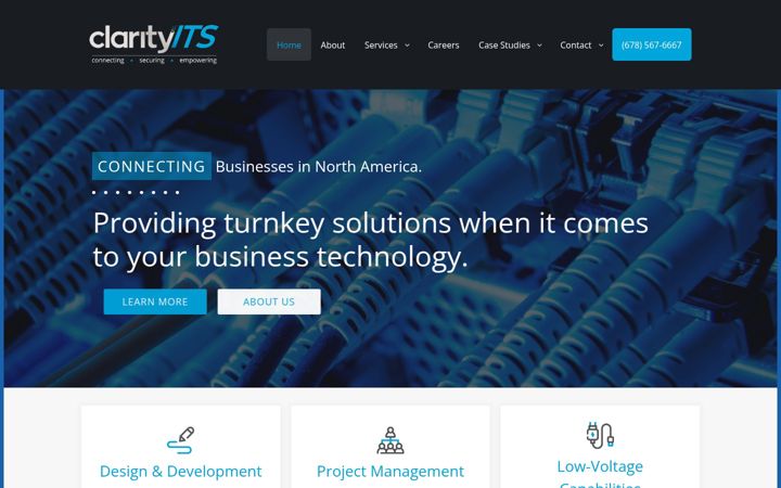 Screenshot of clarityits.com