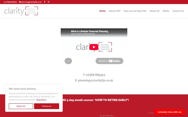 Screenshot of claritylfp.co.uk