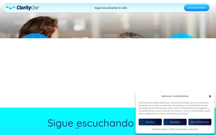 Képernyőkép: clarityone.es