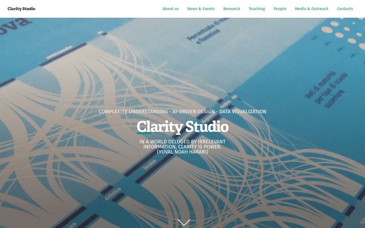 Screenshot of claritystudio.it