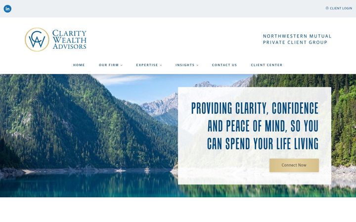 Screenshot of claritywealthadvisors.nm.com