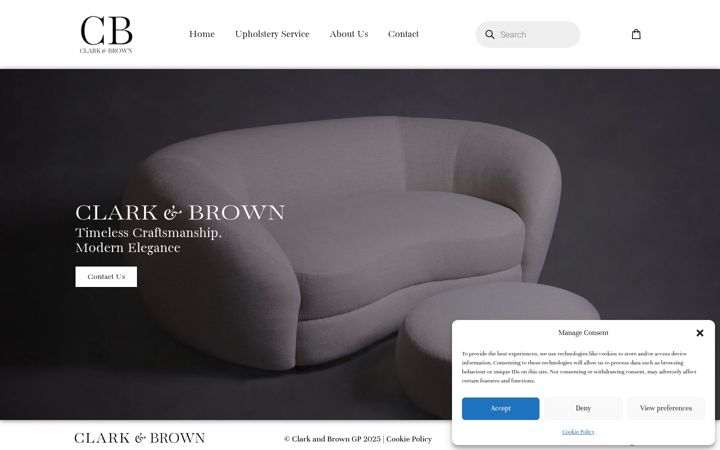 Screenshot of clarkandbrown.com