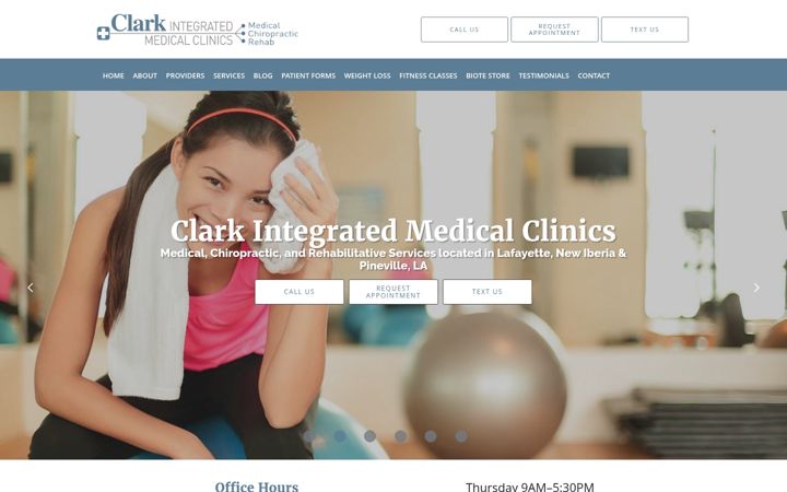 Screenshot of clarkintegrated.com