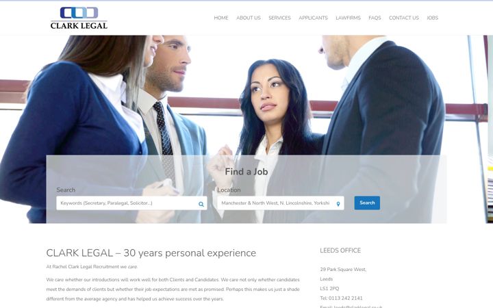 Screenshot of clarklegal.co.uk