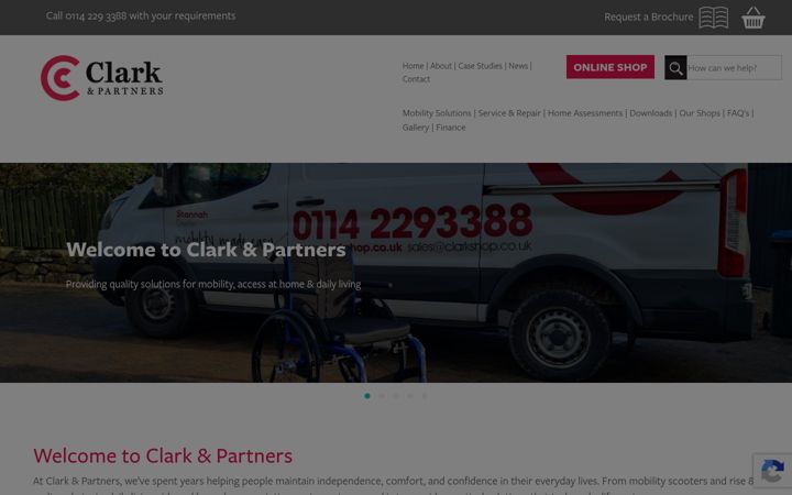 Screenshot of clarkshop.co.uk