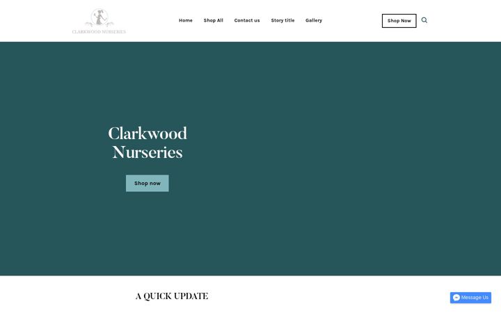 Screenshot of clarkwoodnurseries.co.uk