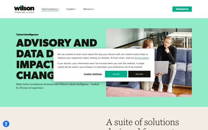 Screenshot of claroanalytics.com