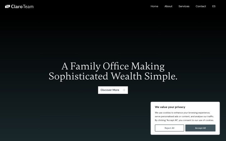 Screenshot of claroteam.com