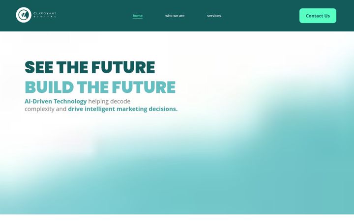Screenshot of clarovantdigital.com