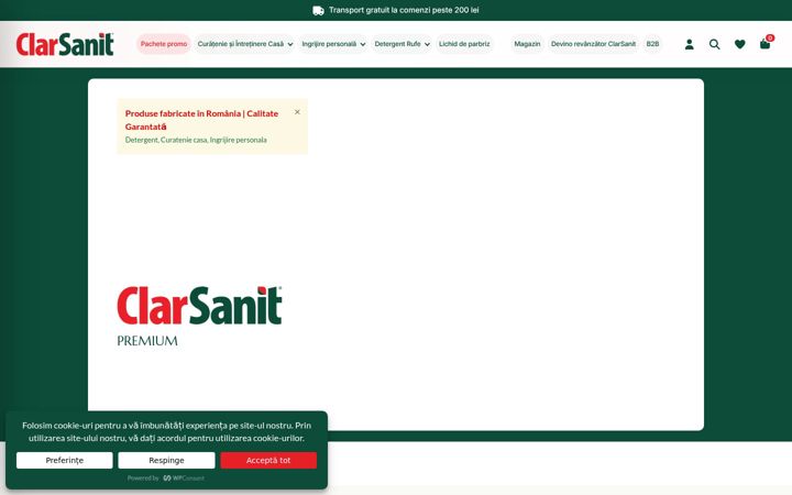 Zrzut ekranu clarsanit.ro