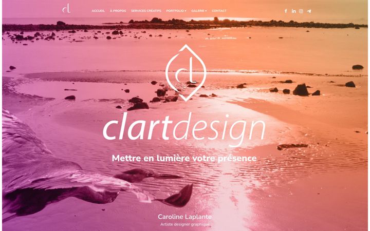 Screenshot of clartdesign.com