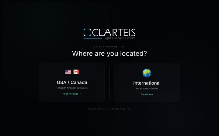 Screenshot of clarteis.com