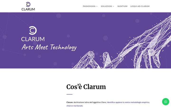 Ekrano kopija clarum.it