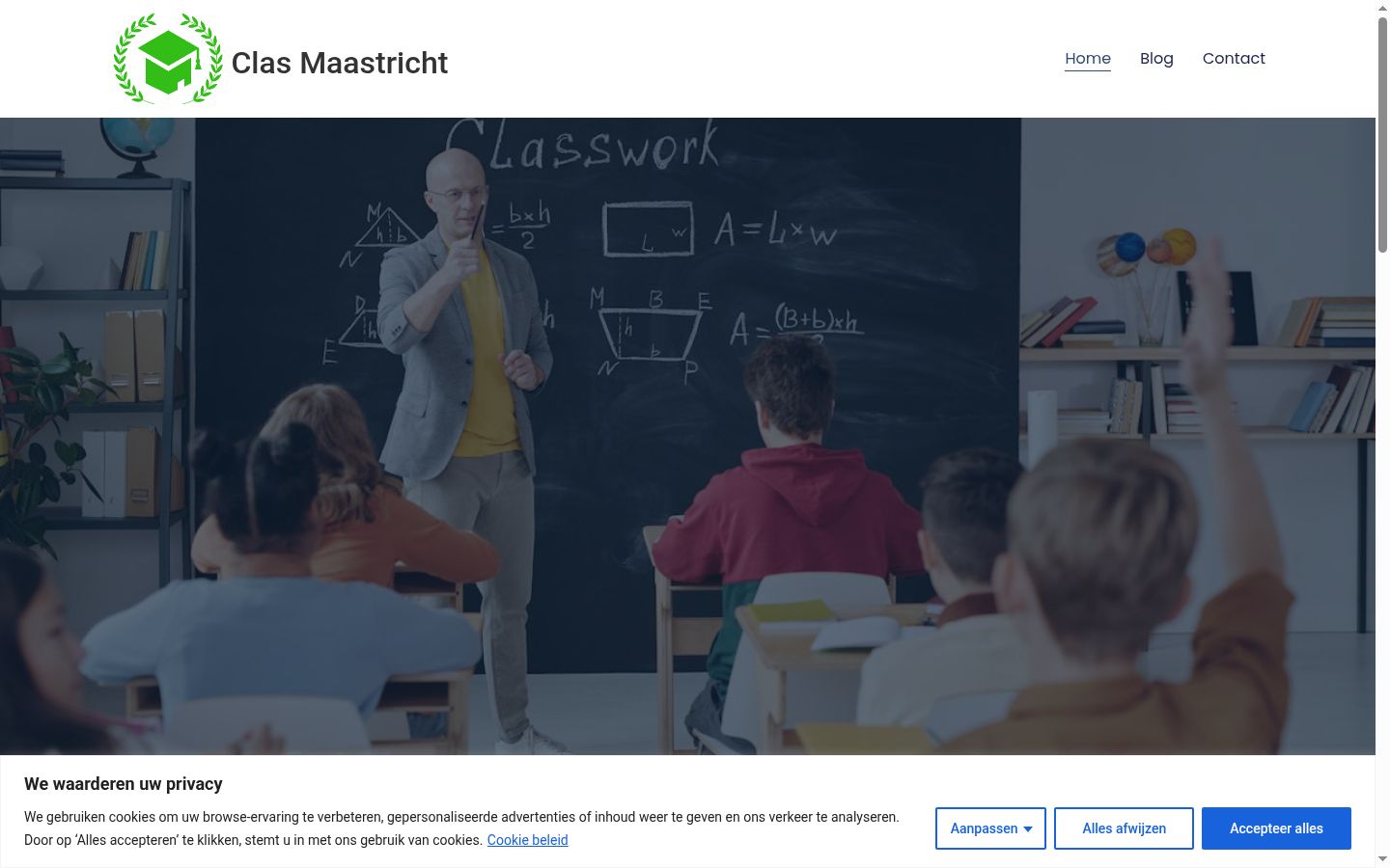 Zrzut ekranu banera zgody wyświetlanego przed jakąkolwiek interakcją