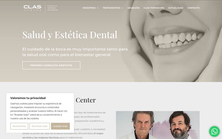 Screenshot of clascenter.com