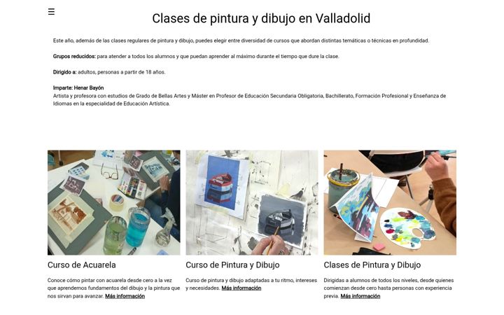 Képernyőkép: clases-de-pintura.es