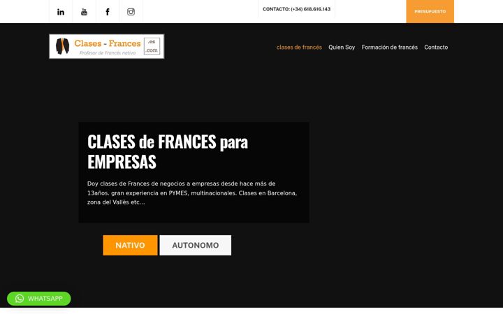 Képernyőkép: clases-frances.es