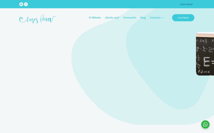 Screenshot of clasesana.com