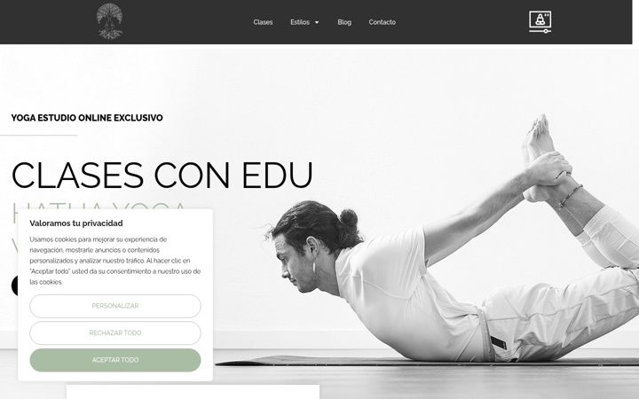 Screenshot of clasesconeduonline.com